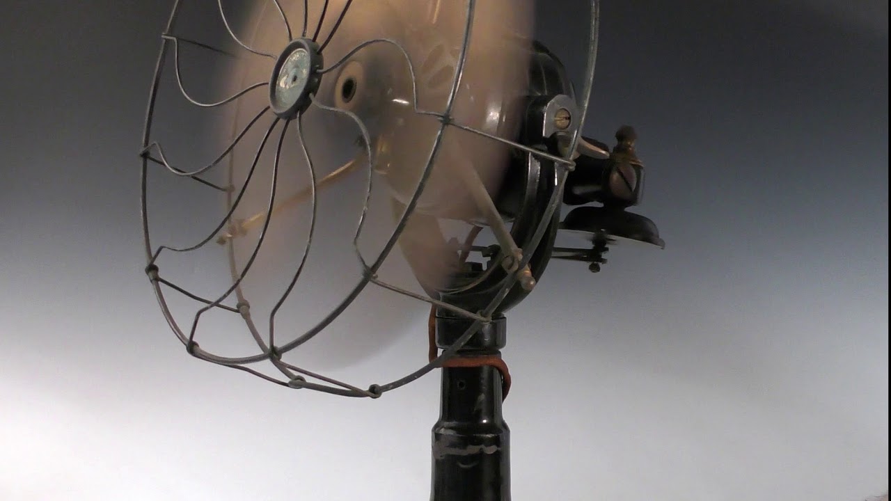 In Action - Rare Veritys 'Orbit' Early Oscillating Elect Fan