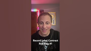 Record Label Contracts EXPOSED: Red Flag 1 🚩#musiccareer #musicians