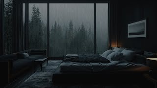 Sleep Better Tonight with Natural Rain Sounds | Terrifying Sounds of Heavy Rain and Thunder to Sleep