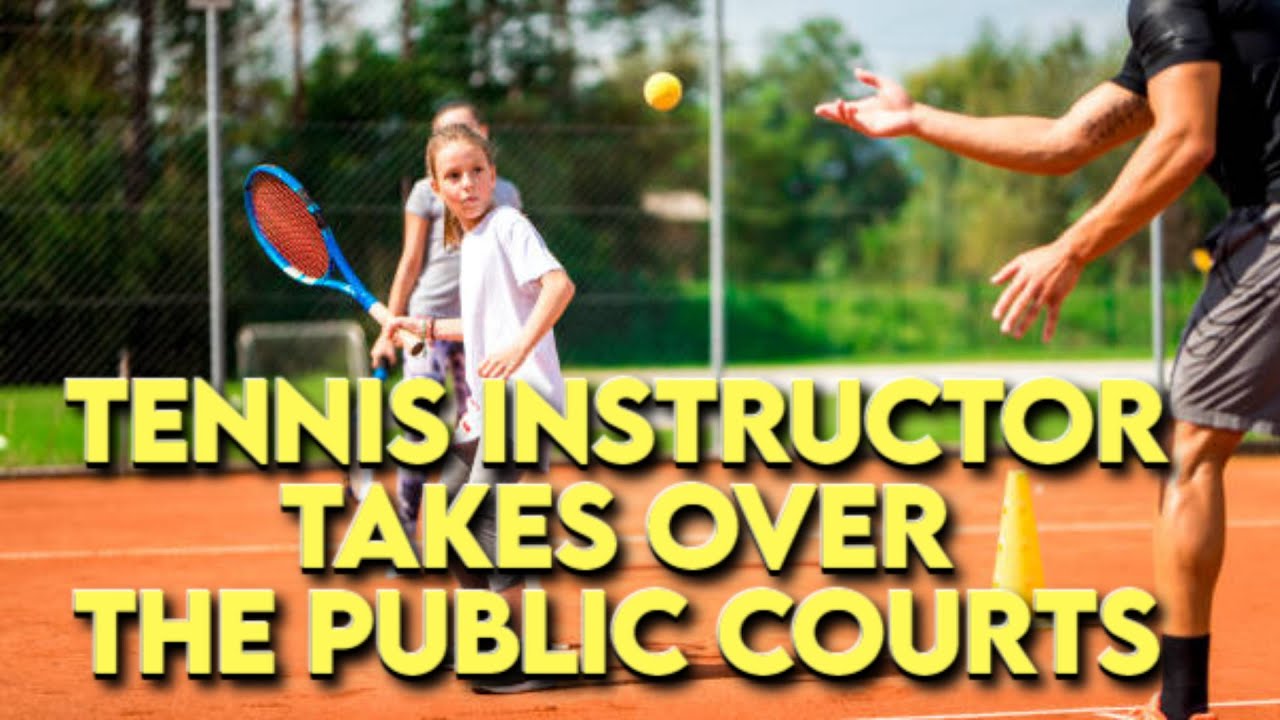 Teaching Pro Moves In On Tennis Courts YouTube