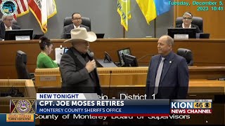 Capt. Joe Moses retiring from Monterey County Sheriff’s Office