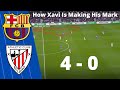 Barcelona vs Athletic Bilbao Tactical Analysis - Barca Looking Comfortable Under Xavi
