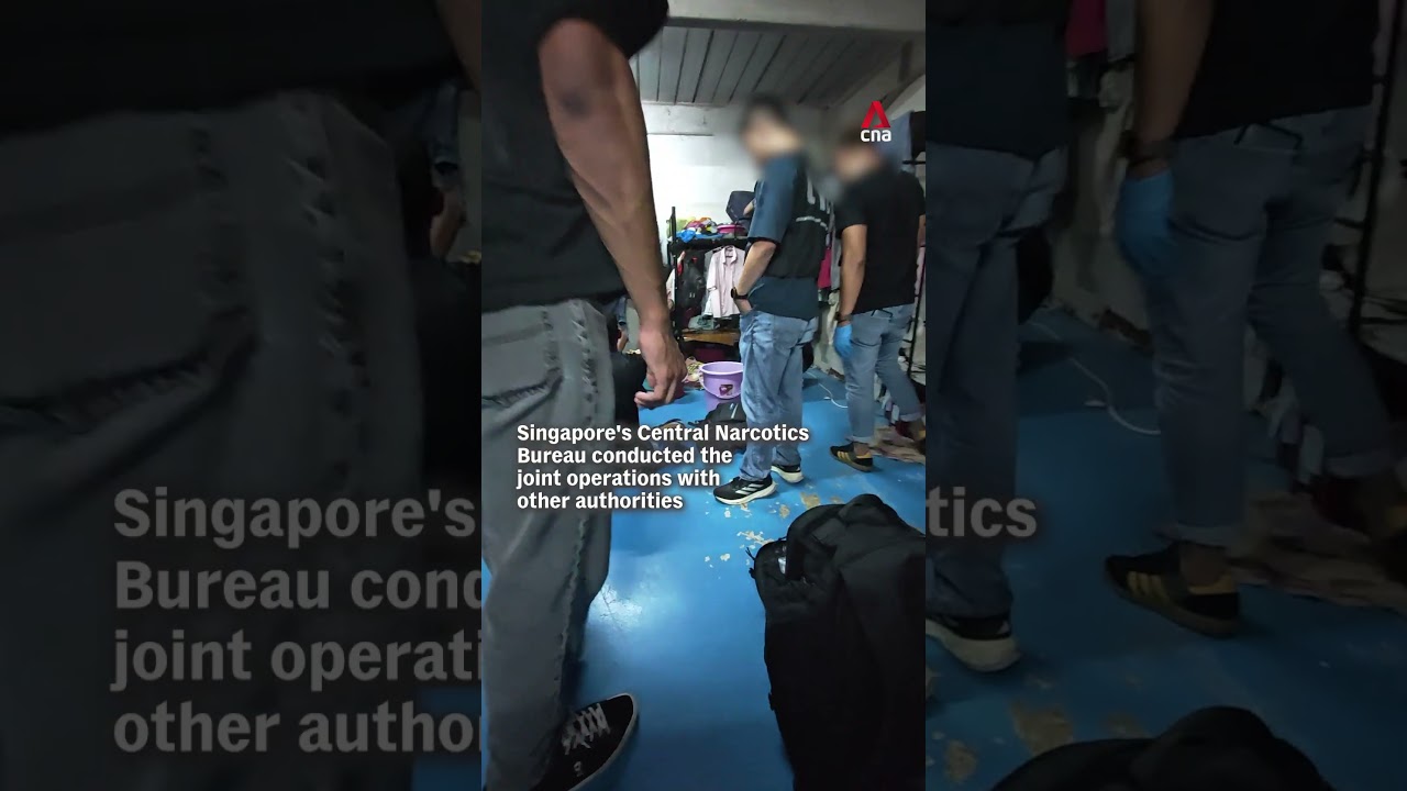 12 arrested in drug raid at migrant worker dorm in Woodlands