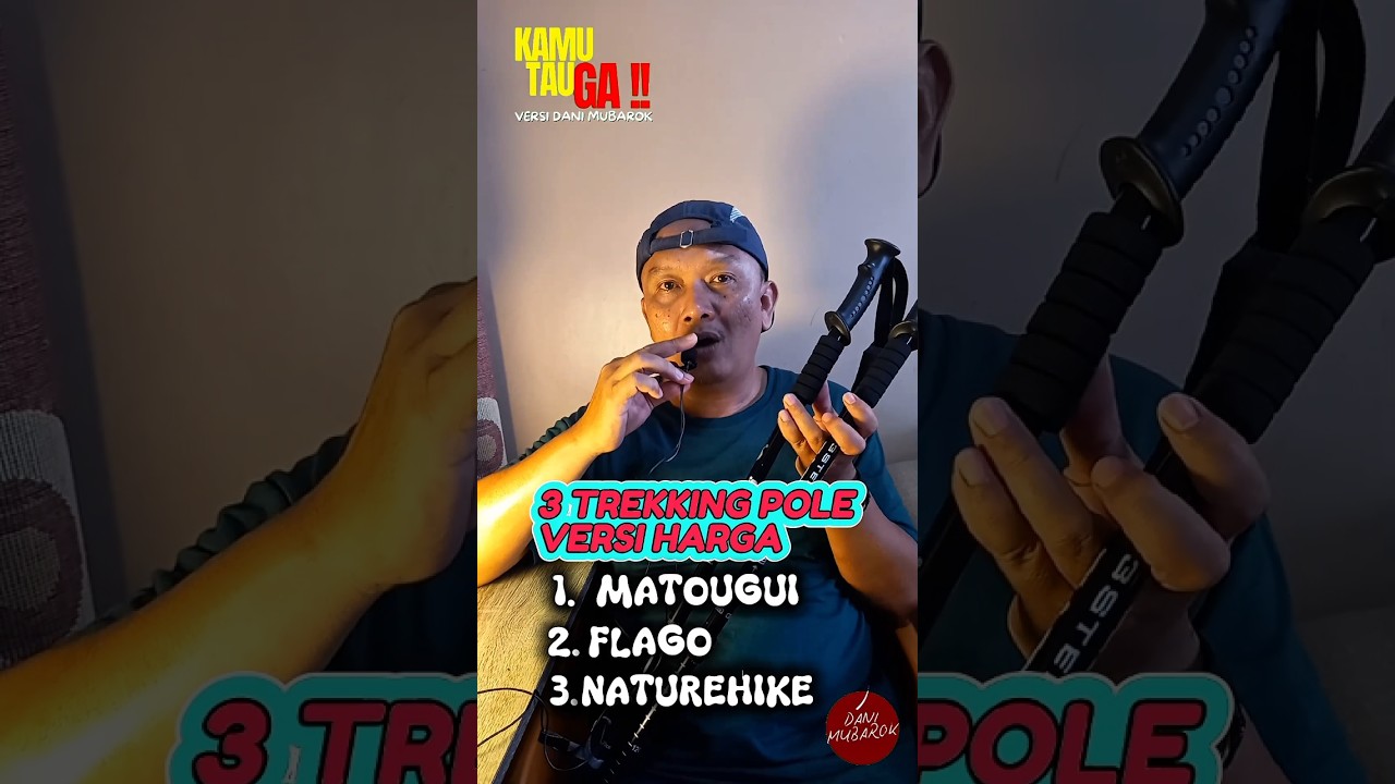 review trekking pole murah 