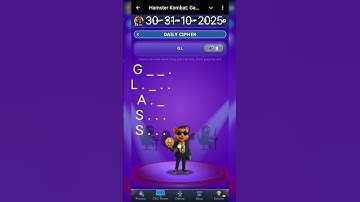 Hamster kombat| Dev Game| Daily Cipher| Solve 1000%| 30-31-10-2025| #hamsterkombat |