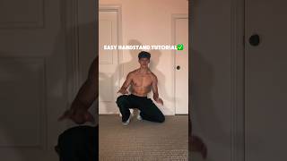 Easy Handstand Tutorial ✅💯 #calisthenics #tutorial #shorts