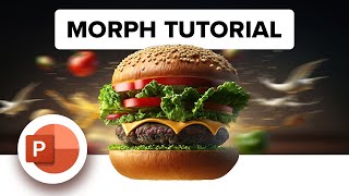 How to Make a ✨ Morph Burger Slide Transition in PowerPoint ▶