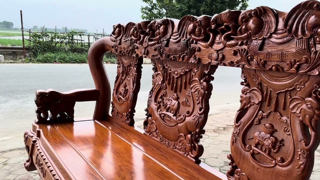 Minh quốc voi chiến tay 14 chân 14 khuôn tranh tiền dày 7,5cm