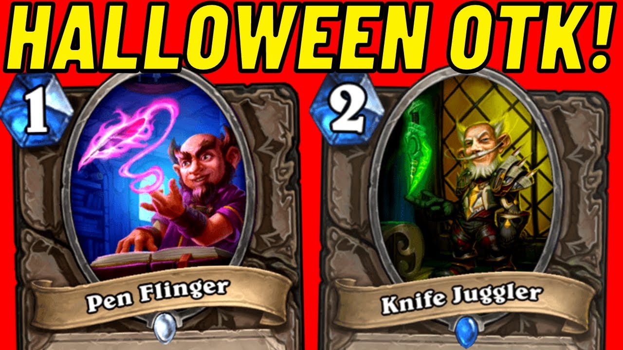This OTK is SCARY GOOD!!! Hearthstone Halloween Combo! YouTube