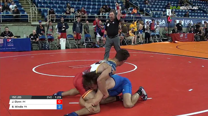 Junior FS 152 Round of 128 - Jeffrey Glynn (AK) vs...