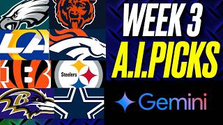 Pratinjau & Prediksi MINGGU KE-3 untuk Setiap Pertandingan NFL MENGGUNAKAN AI GOOGLE screenshot 3