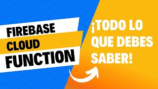Firebase Cloud Function: ¡Todo lo que necesitas saber! (Google Cloud) Firebase Cloud Function: ¡Todo lo que necesitas saber! (Google Cloud)