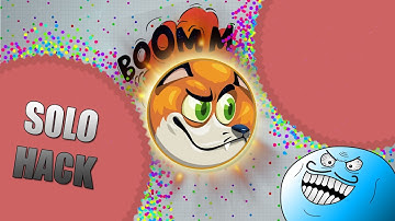 Agar.io EXPERIMENTAL HACK BOTS / HUGE VIRUS (Solo Gameplay)