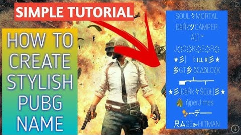How To Create Stylish  Name in Pubg Mobile | Symbols Name in PUBG | gamer flirty