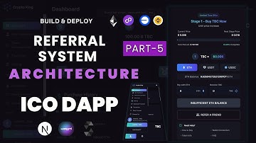 Build & Deploy an ICO DApp with a Referral System | Full Tutorial |  Solidity smart contract