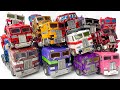 Giants Optimus Prime Transformers RID, Rescue Bots, all Masterpiece Collection Blue Car Mainan Truck