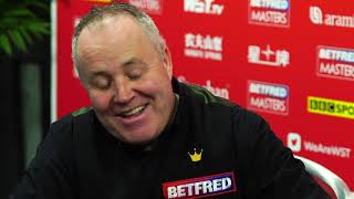 🎥  John Higgins on beating Ronnie O'Sullivan in the Betfred Masters’ Qtr Final
