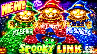 🚨1ST LOOK🚨OMG NEW SPOOKY LINK MO' MAGIC WITCH PUMPKIN SLOT MACHINE REVEAL 2026 LAS VEGAS CASINO GAME screenshot 1