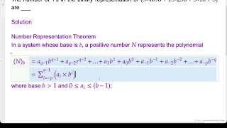 Problem Solving | Number Representation | Digital Logic | GATE 1995; ISRO 2015