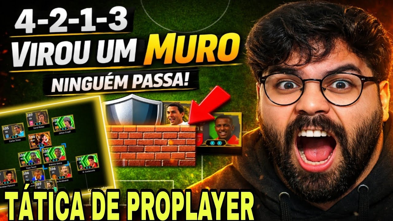 MELHOR FORMAÇÃO TATICA para melhorar na MARCAÇÃO E GANHAR DE GOLEADA no eFootball 2026 