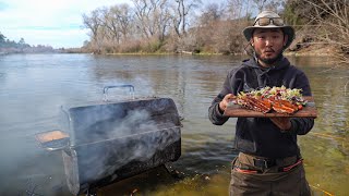 BEST SMOKED FISH IN THE RIVER Whiskey Maple Glazed Steelhead