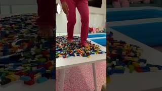 BAREFOOT walk across LEGOS