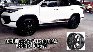 Fortuner Ganti Velg pake Ring 20 HSR Wheel Piru - Vip Autostyle Fortuner Ganti Velg pake Ring 20 HSR Wheel Piru - Vip Autostyle