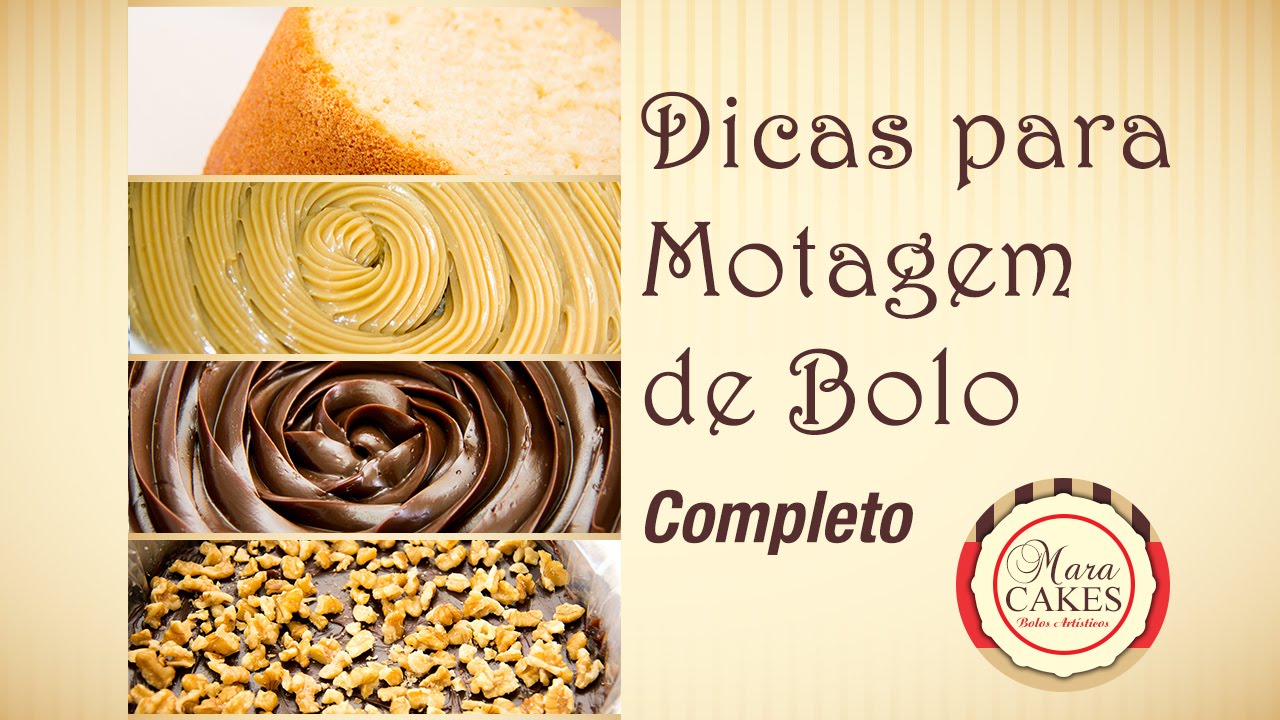 Como montar, rechear e prensar seu bolo