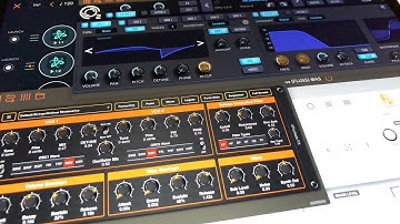 SynthMaster 2 - Copperhead Synth - FLUSS & More - AUM Session Building - Demo for the iPad