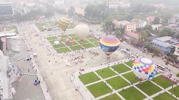 Lễ hội khinh khí cầu rực rỡ giữa núi rừng Đông Bắc