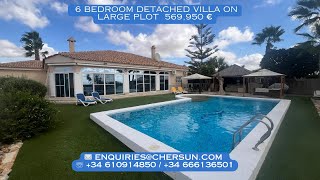 Property for sale in Lo Santiago - 6 Bedroom Detached Villa on large Plot-Chersun Properties- SANT01