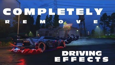 How to completely remove Need for Speed Unbound Anime inspired Driving Effects