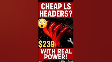 "CHEAP LS HEADERS That Actually Make Power! 💥 $239 Test + Dyno Proof"