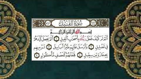 (105) سورة الفيل - الشيخ عبد الباسط عبد الصمد