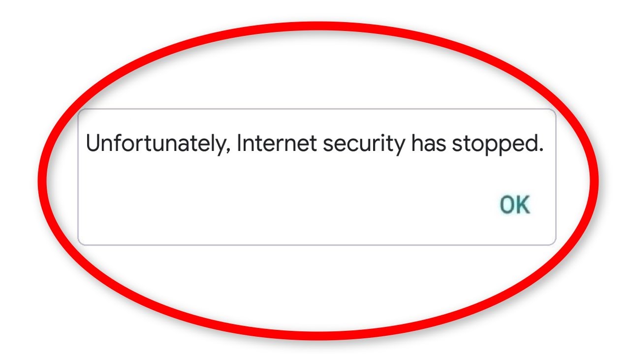 Android Security Error Fix Unfortunately Internet Security Has Stopped Error Android & Ios ...