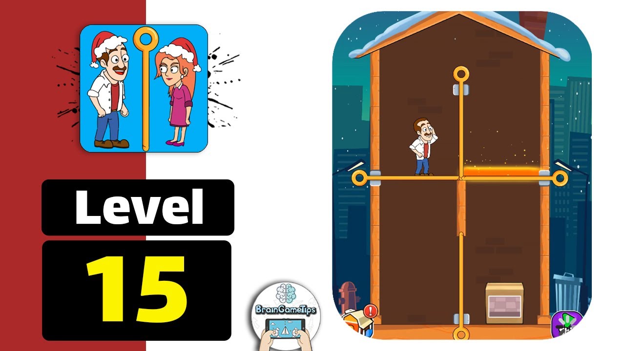Home Pin: Pull The Pin Puzzle - Pull Him Out - Level 15 Walkthrough