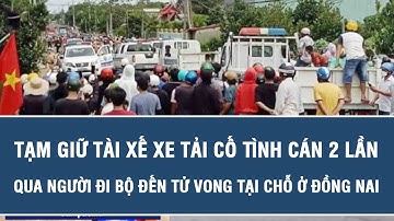 Tạm giữ tài xế xe tải cố tình cán 2 lần qua người đi bộ đến tử vong tại chỗ ở Đồng Nai