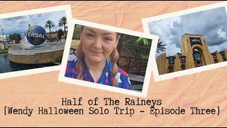 Orlando Solo Trip | Episode 3 | Halloween Horror Nights | Scare Zones | Simpsons Tacos