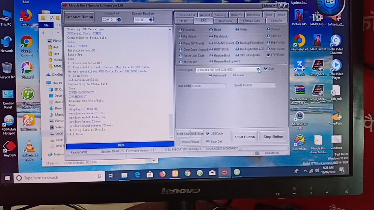 Coolpad mega 5a frp unlock miracle box 💯% okkk