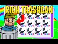 TRASH CAN *FLEX BATTLES* RICH KIDS (MEGA SHADOW DRAGON ADOPT ME)