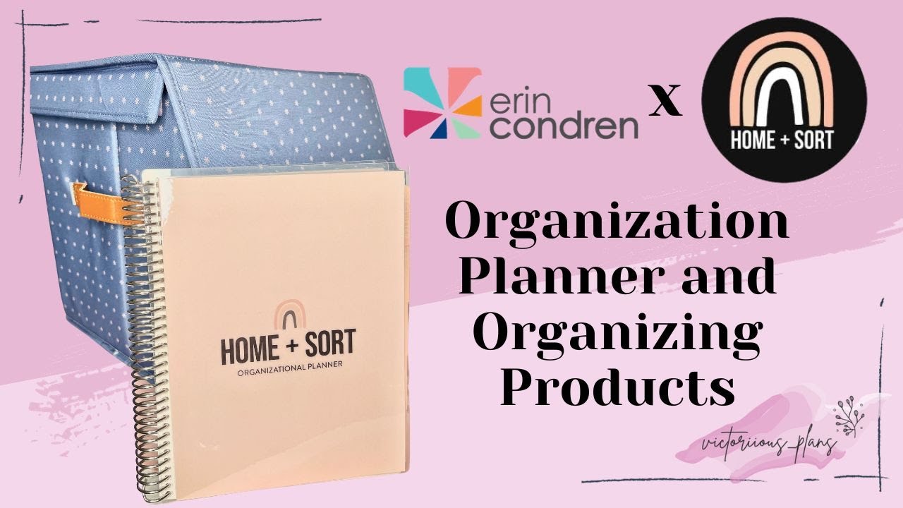 Erin Condren x Home+Sort Organization Planner