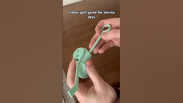 Build my first “micro-golf” prototype! #3dprinting #golf #masters #mechanicaltoys #mechanical #toys