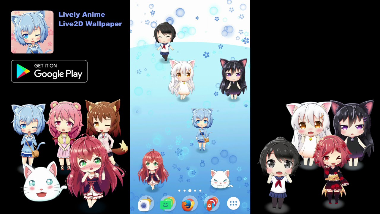 かわいい賑やかなアニメライブ壁紙 Androidアプリ Applion