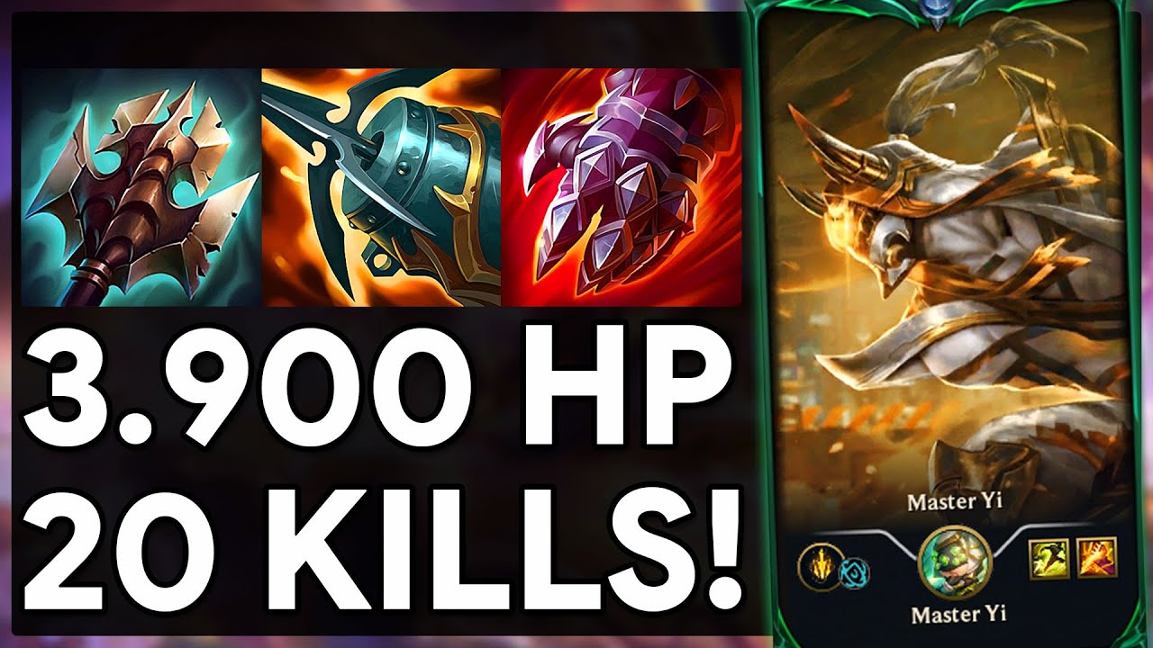 MASTER YI TANKANDO TUDO E TODOS!