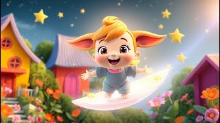 Ellie Elephant Dances on the Moon | Fun Moonlight Dance Nursery Rhyme for Kids