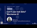 Can’t use real data? Mockaroo it!