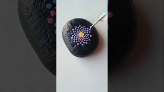 Easy DIY Dot Art Mandala | How to paint a Mandala Stone for beginners
