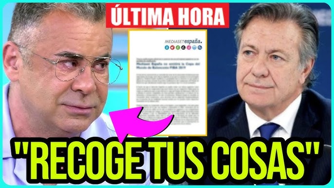 🚨CANCELACIÓN INMINENTE de Jorge Javier Vázquez por Telecinco BUSCA SUSTITUTO para El Diario de Jorge - YouTube