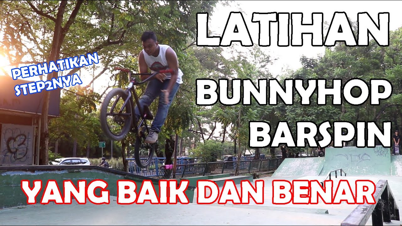 TIPS AND TRICK HOW TO BMX BUNNYHOP BARSPIN