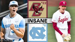#22 Boston College vs #6 North Carolina (GREAT GAME!) | 2026 College Baseball